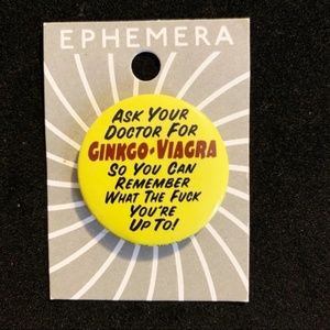 NWT Ephemera Backpack Pin Feminist Pin Metal Pin